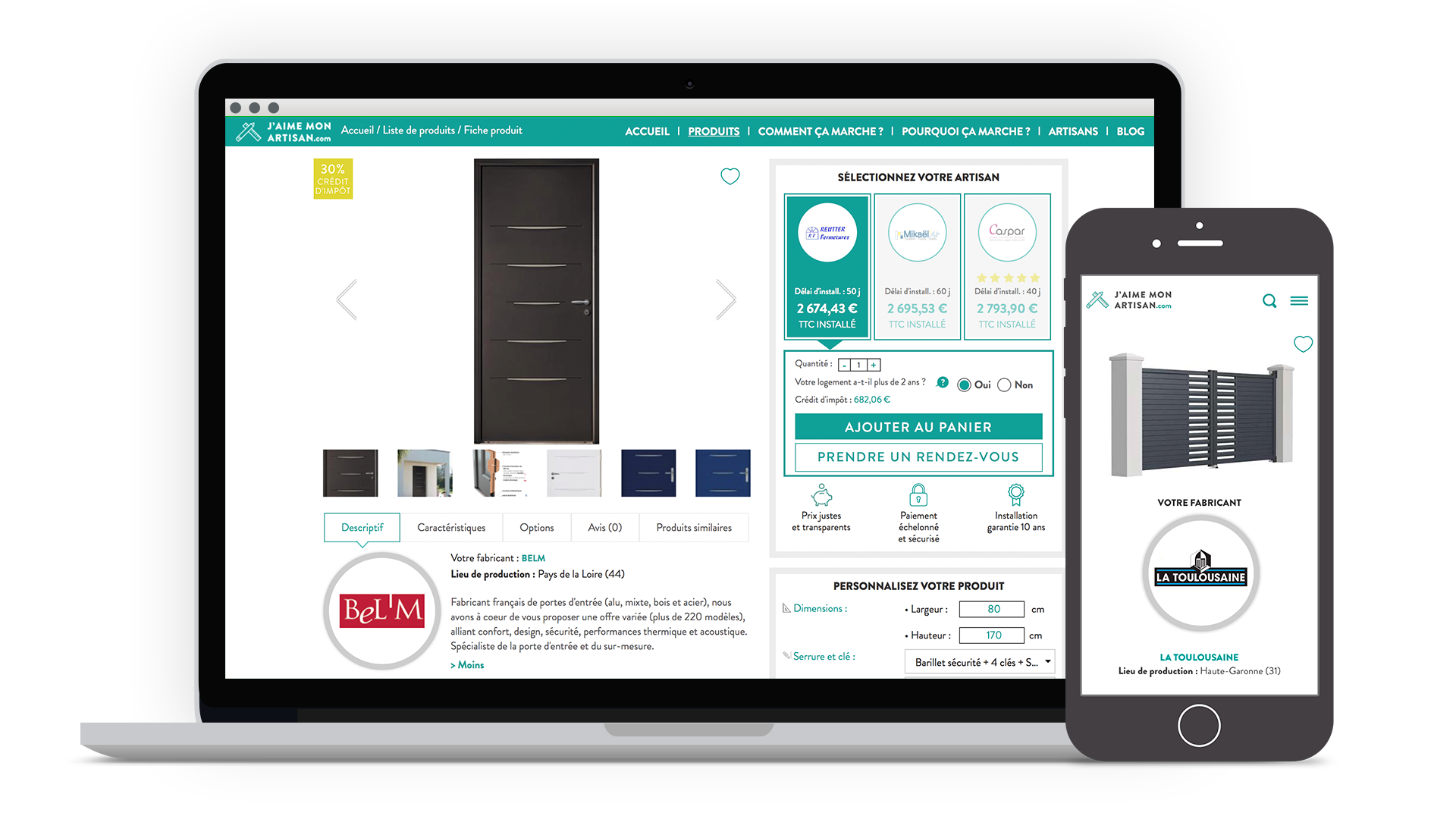 Une plateforme 100% transparente