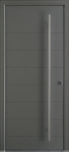 Porte d'entrée Aluminium Phosphore - Bel'M