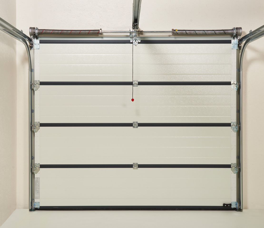 Porte De Garage Sectionnelle Iso 45 Panneau Design Alinea